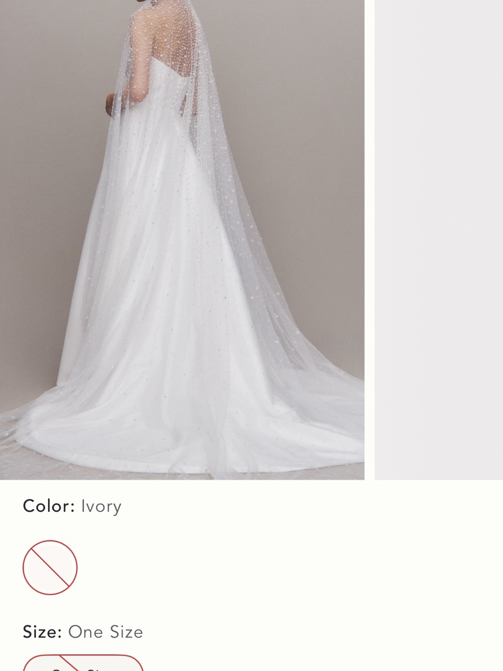 Watters Ivory Strapless Bridal Gown with Beaded Veil